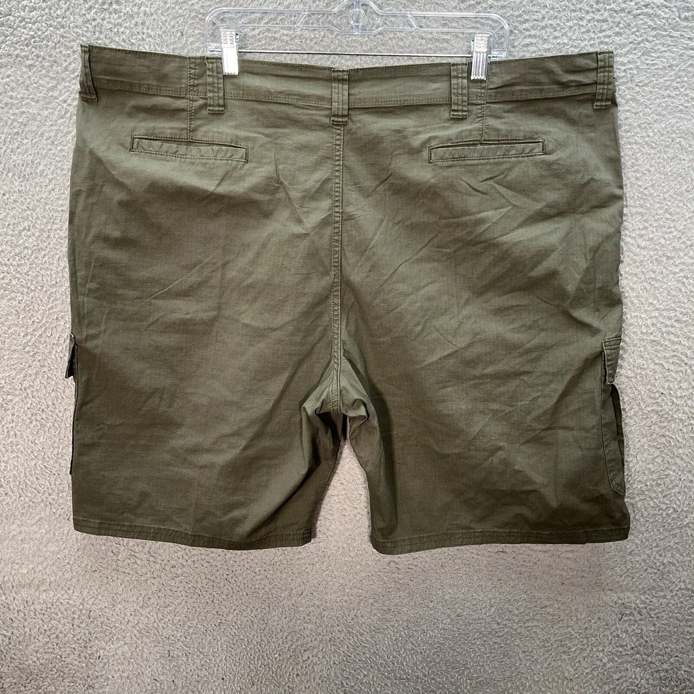 Wrangler‎ Shorts Mens 48 Green Ripstop Relaxed Cargo Workwear Grunge Outdoors *
